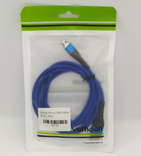 Кабель Vothoon micro USB 2,0A Синий 1,5 метра (№1\1), photo number 5