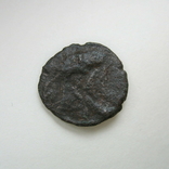 Каракалла, АЕ 15 мм, г. Расена (Месопотамия), реверс - вексиллум, фото №3