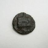Каракалла, АЕ 15 мм, г. Расена (Месопотамия), реверс - вексиллум, фото №5