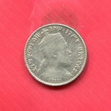 Эфиопия 1/16 бирр 1887 серебро Менелик I, фото №3
