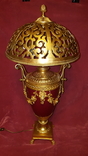 Большая лампа в позолоте, фото №2