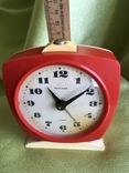Часы будильник Янтарь 4 камня пр-ва СССР на ходу, фото №11