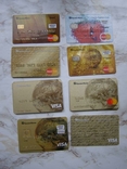 Пластиковые банковские карты 155 шт., фото №3