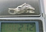 Подвеска кулон серебро 925 проба 2,12 грамма, фото №8