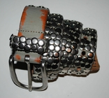 Винтажный женский ремень пр.Cowboy belt, Голландия, кожа/металл.заклепки., фото №6