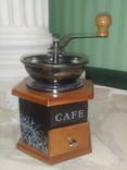 Кофемолка коллекционная фарфор дерево металл, фото №2
