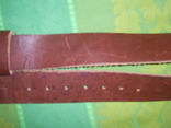Ремень кожаный с брендовой пряжкой., фото №6