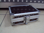 Used jewelry box size 14 x 10 cm, height 5.7 cm, photo number 2
