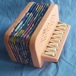 Музыкальный инструмент гармошка детская игрушка пластик клеймо, фото №8