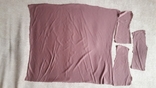 Кусочки ткани для кукол. Цвет неспелый баклажан, фото №4