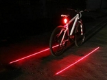 Вело фонарь задний велосипедная лазерная дорожка, фото №2