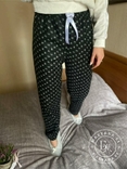 Уютные домашние флисовые штаны / черные размер XL, фото №6