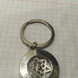 Keychain Star of David. Judaica. Length 65mm, photo number 8