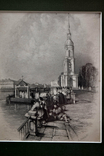 Гравюра по стали (меди)19 век Москва Рама, фото №2
