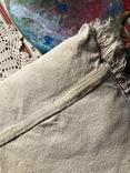 Подушка декоративная вышивка бахрома пух перо, фото №7