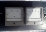 Панель с индикаторами вольтметр , амперметр,кнопки,переключатели, фото №4