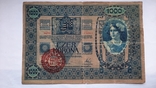 1000 крон с надпечаткой Австро-Венгрия 1902 год, фото №2
