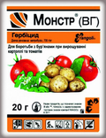 Гербіцид Монстр для картоплі і томатів від бурянів (аналог Зенкор) 20 г 200629, фото №2