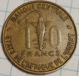 Западная Африка 10 франков 1959, фото №3