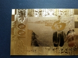 "Золотая" банкнота Украины 100 гривен, фото №8