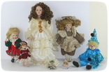 Лялька Керамічні ляльки 7 штук, фото №2