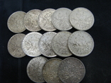 5 франков Франции.Серебро.13шт., фото №3