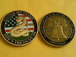 Dont trend on me - сувенирный жетон медаль морская пехота Us.Army, фото №3