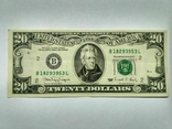 20 долларов 1990, фото №2