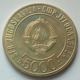 Югославия 5000 динаров 1989 г. - Саммит Движения неприсоединения, фото №6