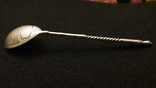 Ложка старинная, серебряная (84 пр. 15 грамм), фото №4