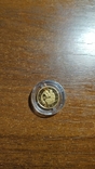 Золотая монета знака зодиака "Водолей", фото №4