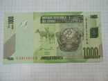  Конго ДР: 1000 франков 2005, фото №3