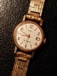 Часы ZARIA с браслетом позолоченные, фото №2