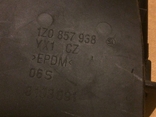 Карман под магнитолу Skoda Octavia A5, перчаточный ящик, заглушка, фото №9