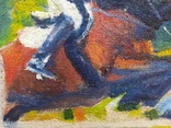 Картина жокея верхи на коні, фото №5