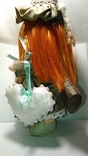 Кукла интерьерная текстильная Златовласка. Ручная работа. Рост - 23 см., фото №3