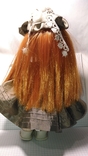 Кукла интерьерная текстильная Златовласка. Ручная работа. Рост - 23 см., фото №4
