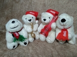 Медведи новогодние Coca-Cola 4 шт., фото №2