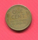 США 1 цент 1956 Пшеничный, фото №3