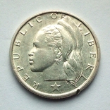 Либерия 10 центов 1961 г., фото №2