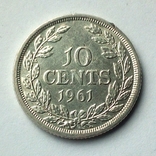 Либерия 10 центов 1961 г., фото №3