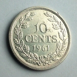 Либерия 10 центов 1961 г., фото №6