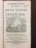 Книга "Commentarii de rebys in scientia natyrali et medicina gestis/, фото №2