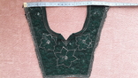 Вышивка бусины пайетки камни в восточном стиле на сетке, фото №11