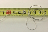 Цепочка серебро 925 проба 2.15 грамма длина 50 см, фото №5