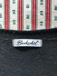 Кардиган кофта в стиле ретро винтаж вышивка размер 14-16 (можно как оверсайз), фото №3