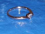 Кольцо посеребренное с камнем, фото №6