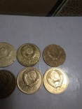 8 монет періоду СССР номіналом 5 копеек роки1929/1936/1943/1946/1948/1955/1956/1991, фото №8