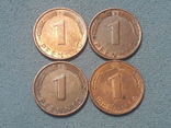 Германия 1 пфенниг 1976 года F, D, J, G, фото №2