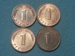 Германия 1 пфенниг 1980 года F, D, J, G, photo number 2